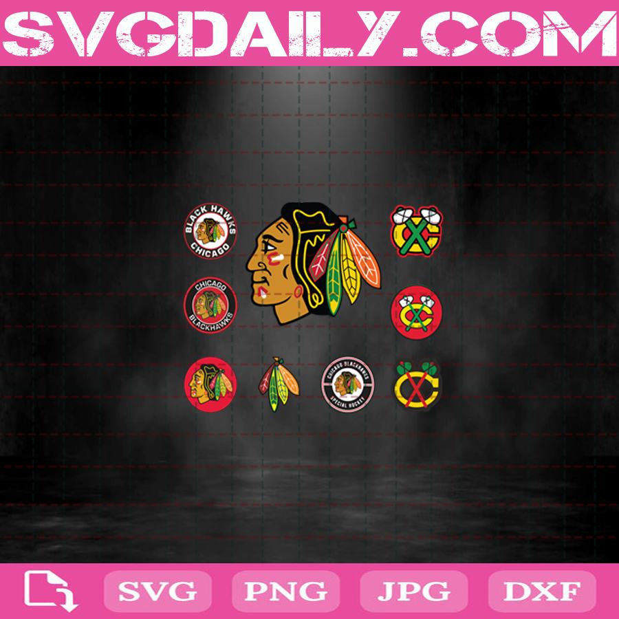 Chicago Blackhawks Svg Chicago Blackhawks Logo NHL Svg Blackhawks Svg Hockey Svg NHL Svg NHL Sport Svg