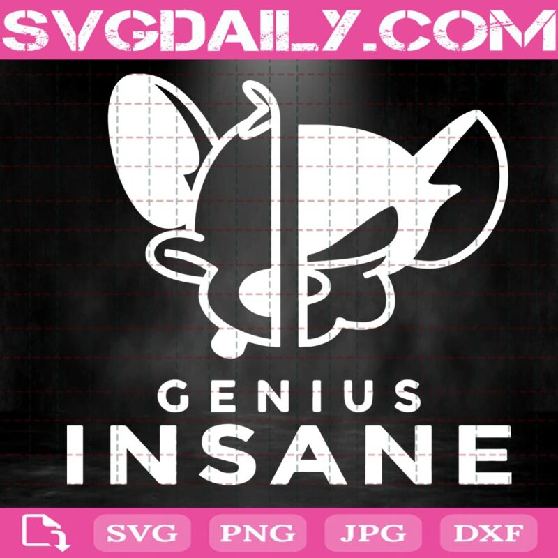 Pinky Svg The Brain Svg Pinky And The Brain Svg Genius Insane Svg The