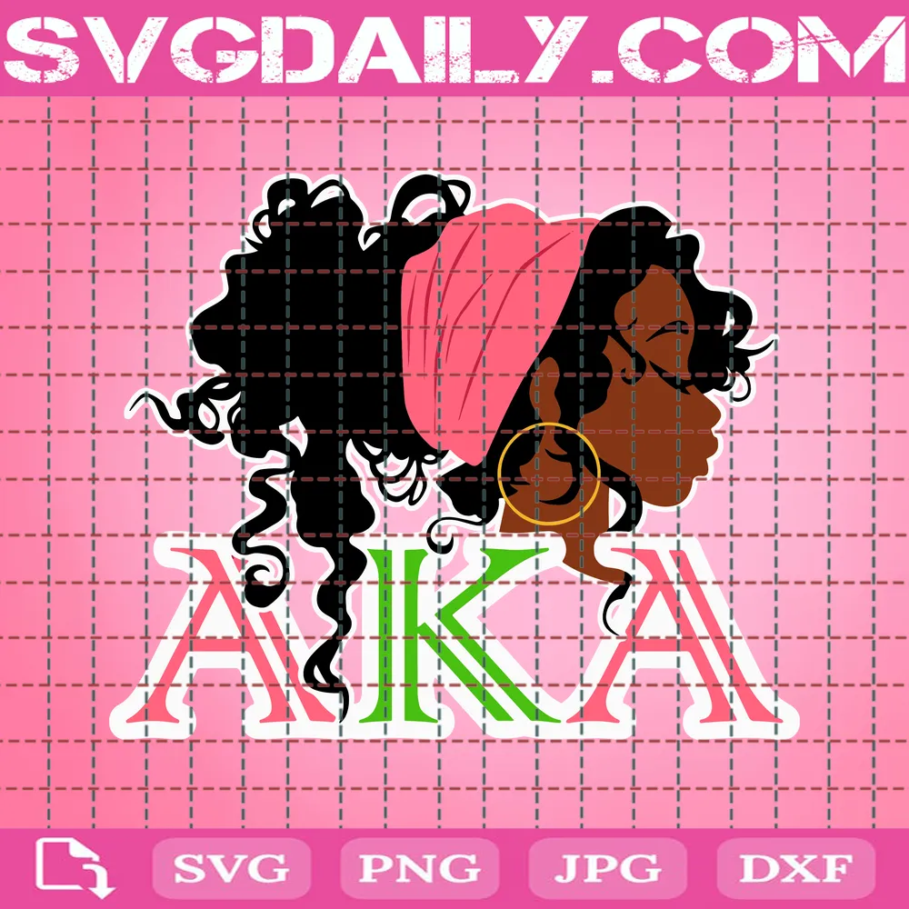 Aka Alpha Kappa Alpha Cut File Silhouette Cricut Jpeg Dfx Clip