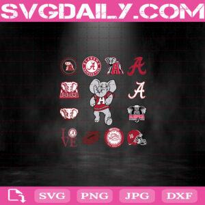 Alabama Crimson Tide Svg, Alabama Crimson Tide Logo NCAA Svg, Alabama Crimson Tide Logo Svg, NCAA Svg, NCAA Football Svg