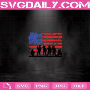 American Flag Svg, Distressed Flag Svg, Soldier Svg, 4th of July Svg,  Independence Day Svg, Memorial Day Svg