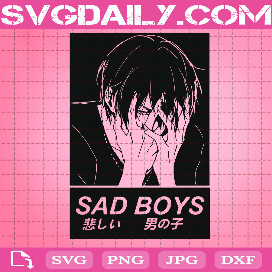 Anime Aesthetic Sad Boy Svg Anime Gift Svg Love Anime Svg Anime Manga Svg Anime Svg Manga Svg Japanese Svg Cartoon Svg