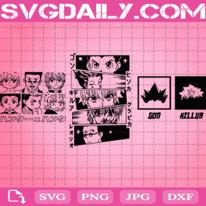 Anime Bundle Svg Digital Download, Manga Svg, Japanese Svg, Cartoon Svg, Kawaii Svg, Anime Svg Cut Files