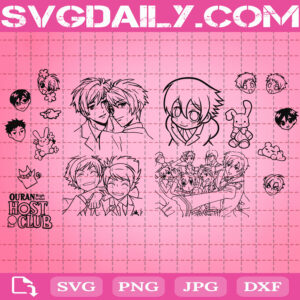 Anime Bundle Svg, Manga Svg, Japanese Svg, Cartoon Svg, Anime  Svg Png Dxf Eps Cut File Instant Download