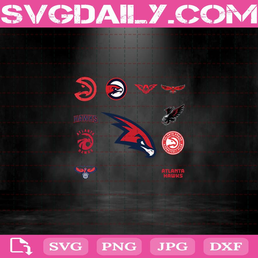 Atlanta Hawks Svg Atlanta Hawks Logo NBA Svg Atlanta Hawks Logo Svg NBA Sports Svg Logo Basketball Svg