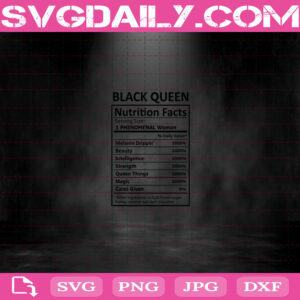 Black Queen Nutrition Facts Svg, Black Queen Svg, Black Woman Svg, Black Girl Svg