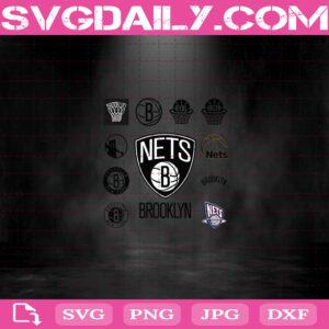 Brooklyn Nets Svg, Brooklyn Nets Logo NBA Svg, Brooklyn Nets Logo Svg, NBA Sports Svg, Logo Basketball Svg