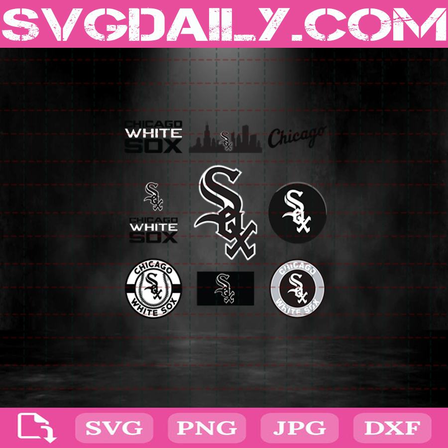 Chicago White Sox Svg Chicago White Sox Logo MLB Svg White Sox Svg MLB Logo Svg Sport Svg