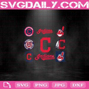 Cleveland Indians Svg, Cleveland Indians Logo MLB Svg, Logo MLB Svg, Indians Svg, Cleveland Indians Baseball Svg