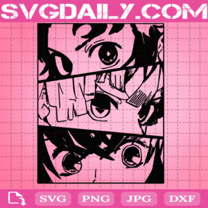 Demon Slayer Svg, Kimetsu No Yaiba Svg,Anime Svg, Love Anime Svg, Anime Manga Svg, Anime Cut Files