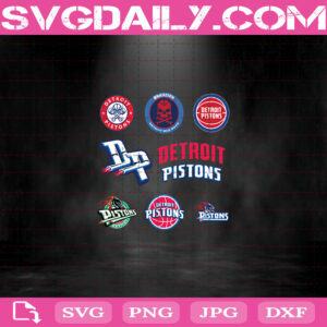 Detroit Pistons Svg, Detroit Pistons Logo NBA Svg, Pistons Svg, Detroit Pistons Logo Svg, NBA Sports Svg