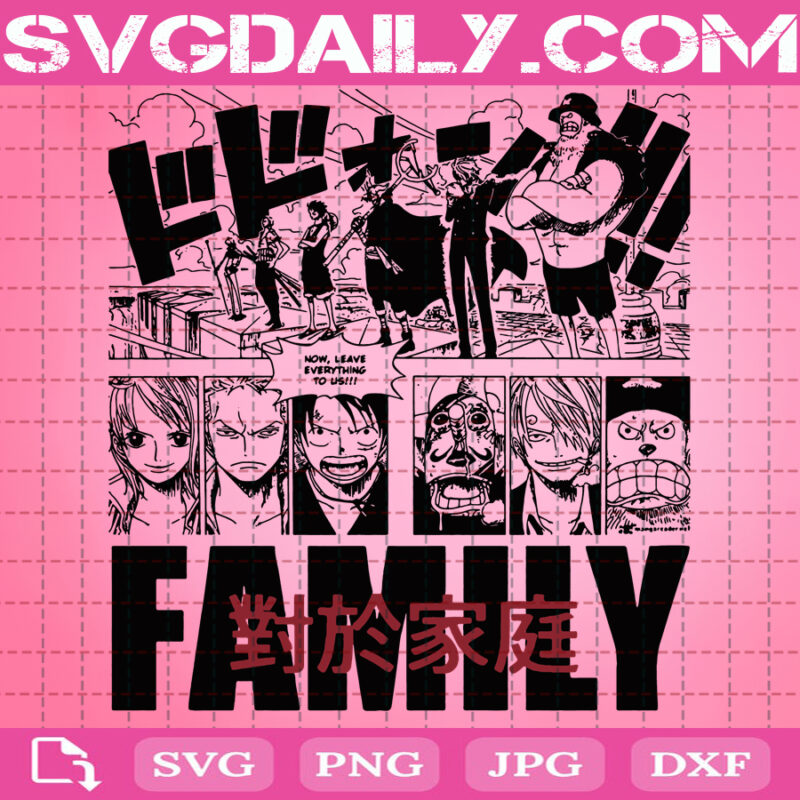 Family Anime Svg, Anime Svg, Anime Gift Svg, Love Anime ...