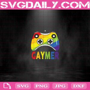 Gaymer Controller Svg, Gay Pride Svg, Rainbow Pride LGBT Svg, LGBT Svg, Rainbow Svg, Gay Svg, Play Game Svg
