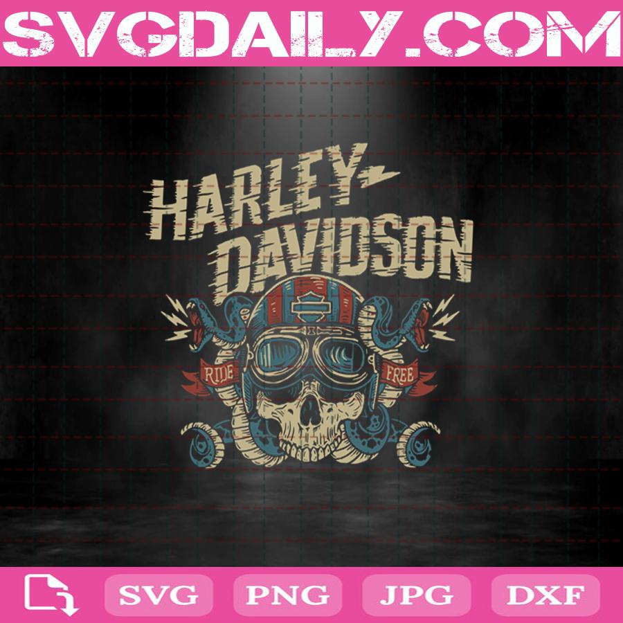 Harley Davidson Harley Davidson Logo Logo Svg Skull Harley Davidson Svg Skull Svg Dxf Png Eps Cutting Cut File Silhouette Cricut