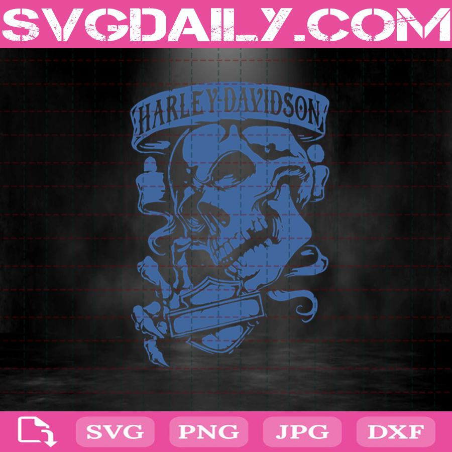 Harley Davidson Svg Harley Davidson Logo Svg Skull Cutting Cut File Silhouette Cricut