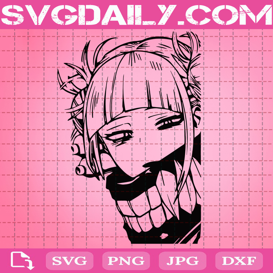 Himiko Toga Svg Anime Svg Digital Download Manga Instant Download Japanese Svg Cartoon Svg Anime Clipart Svg Png Dxf Eps