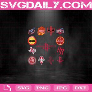 Houston Rockets Svg, Houston Rockets Logo NBA Svg, Rockets Svg, NBA Rockets Svg, NBA Sports Svg
