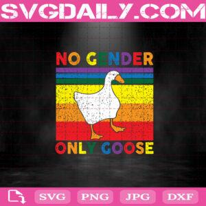 LGBT No Gender Only Goose Funny Duck Svg, LGBT Pride Svg Svg Png Dxf Eps Cut Files Vinyl Clip Art Download