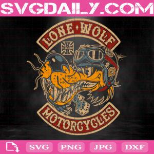 Lone Wolf Motorcycle Svg, Motorcycle Svg, Lone Wolf  Motorcycle Logo Svg, Motorcycle Svg Cut File For Cricut