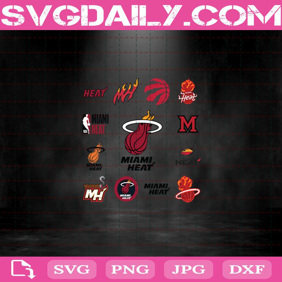 Miami Heat Svg Miami Heat Logo NBA Svg Miami Heat Logo Svg NBA Sports Svg Logo Basketball Svg