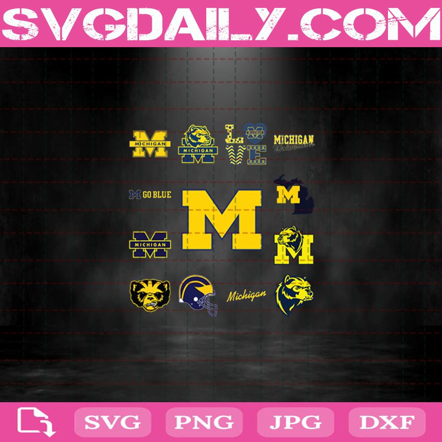 Michigan Wolverines Svg Michigan Wolverines Logo NCAA Svg Wolverines Svg NCAA Svg NCAA Football Svg