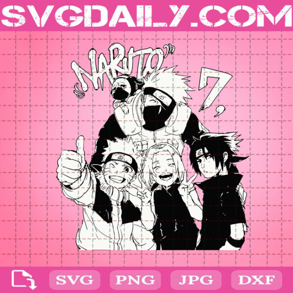 Naruto Svg, Anime Svg, Anime Manga Svg, Manga Svg, Cartoon Svg, Anime Svg Silhouette Cut Files