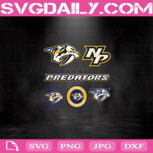Nashville Predators Svg, Nashville Predators Logo NHL Svg, Predators Svg, NHL Svg, NHL Sport Svg