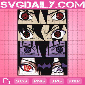 Olhos De Sasuke Svg, Anime Svg, Love Anime Svg, Anime Manga Svg, Manga Svg, Cartoon Svg, Anime Svg Png Dxf Eps Cut File Instant Download