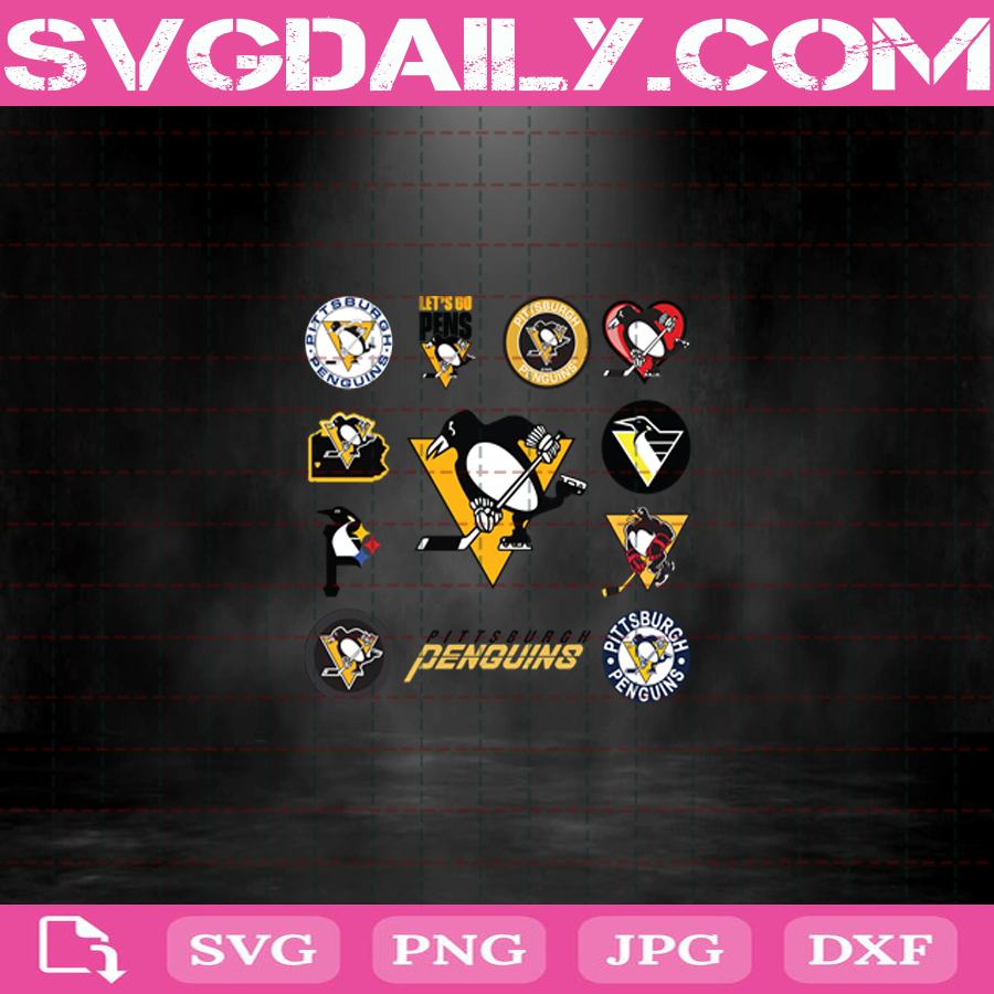 Pittsburgh Penguins Svg Pittsburgh Penguins Logo NHL Svg Penguins Svg NHL Svg NHL Sport Svg