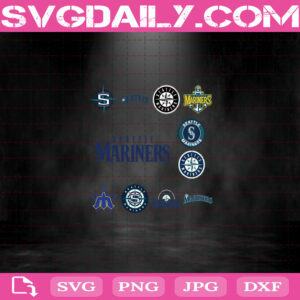 Seattle Mariners Svg, Seattle Mariners Logo MLB Svg, Mariners Svg, MLB Logo Svg, Sport Svg, Mariners Baseball Svg