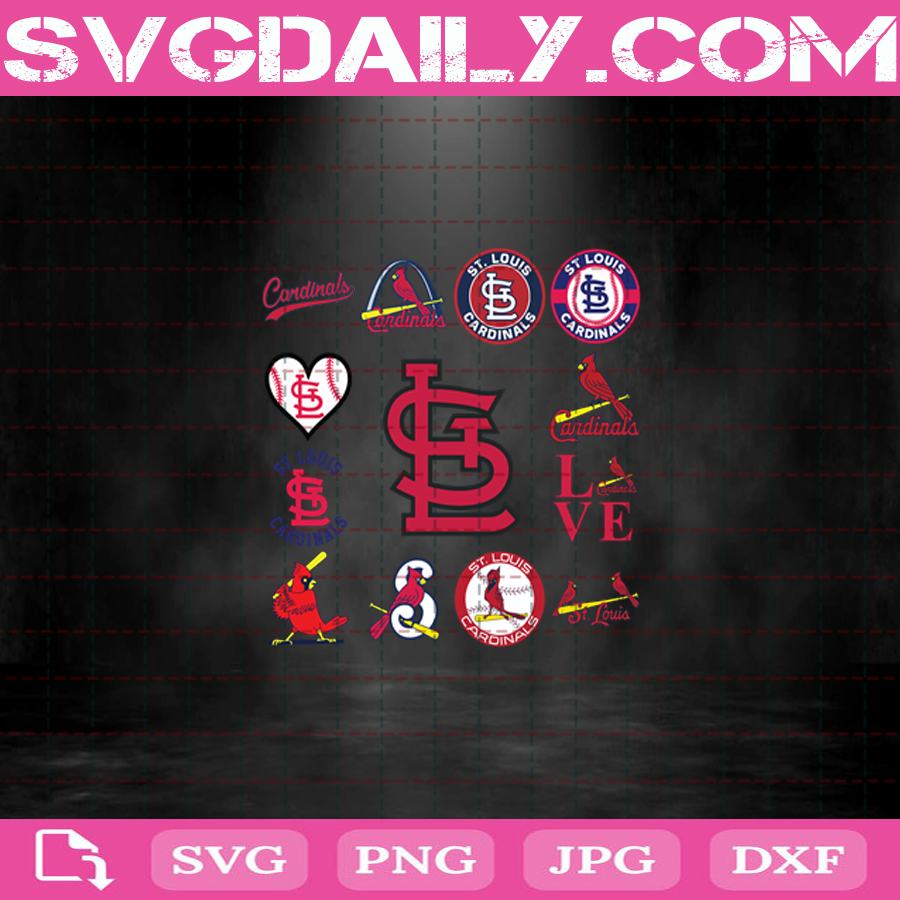 St Louis Cardinals Svg St Louis Cardinals Logo MLB Svg Cardinals Svg MLB Logo Svg Cardinals Baseball Svg