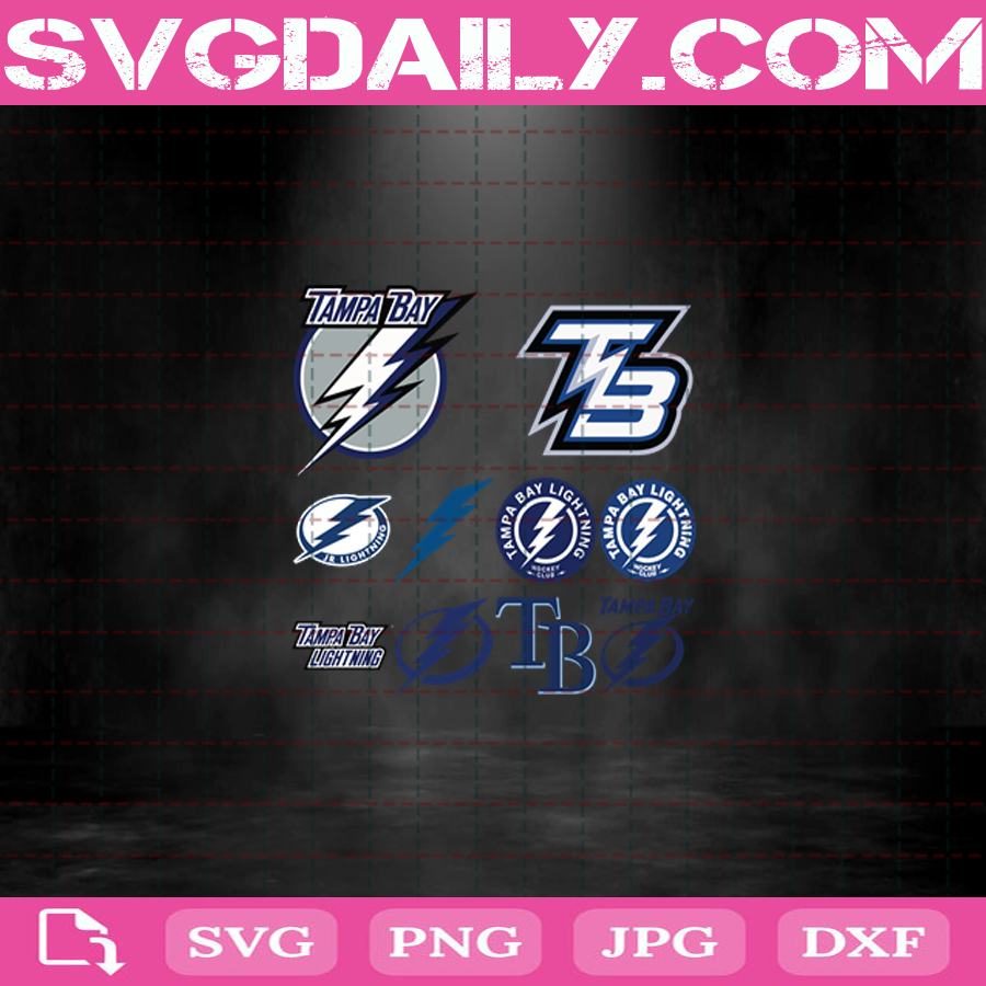 Tampa Bay Lightning Svg Tampa Bay Lightning Logo NHL Svg Lightning Svg NHL Svg NHL Sport Svg