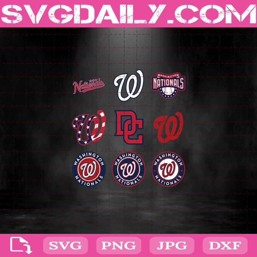 Washington Nationals Svg Washington Nationals Logo MLB Svg Nationals Svg MLB Logo Svg Sport Svg