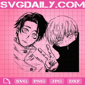 Yuta Okkotsu Svg, Anime Svg, Love Anime Svg, Anime Manga Svg, Manga Svg, Cartoon Svg, Japanese Svg, Anime Svg Png Dxf Eps