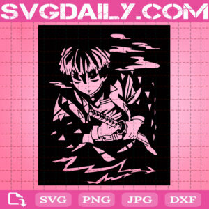 Zenitsu Agatsuma Svg, Anime Svg, Manga Svg Instant Download, Cartoon Svg, Japanese Svg, Anime Svg Cutting Files For The Cricut