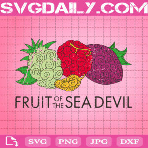 Fruit Of The Sea Devil One Piece Svg, One Piece Svg, Fruit Of The Sea Devil Svg, One Piece Anime Svg, Anime Svg