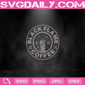 Black Flame Coffee Candle Svg, Hocus Pocus Halloween Svg, Halloween Svg, Halloween Clipart Svg Png Dxf Eps