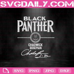 Black Panther Chadwick Boseman 1976 – 2020 Svg, Black Panther Svg, Chadwick Boseman Svg, Instant Download
