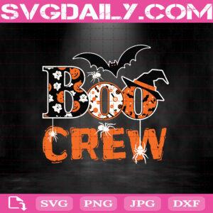 Boo Crew Svg, Halloween Svg, Boo Svg, Ghost Svg, Halloween Svg, Halloween Gift, Happy Halloween Day Svg