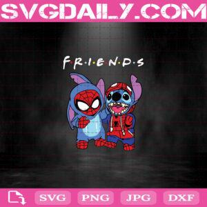 Friends Stitch And Spider Svg, Friends Disney Svg, Stitch Svg, Spider Svg, Baby Stitch Svg, Baby Spider Svg, Spiderman Svg, Disney Cartoon
