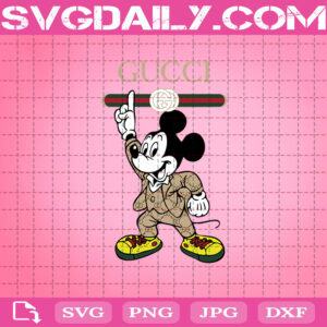 Gucci & Disney Inspired Svg, Mickey Mouse Svg, Gucci Svg, Disney Svg, Mickey Gucci Svg, Mickey Gucci Fashion Svg