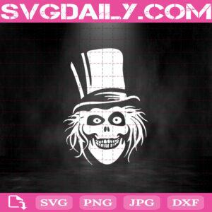 Hatbox Ghost Svg, Halloween Svg, Disney Svg, Ghost Svg, Halloween Silhouette Svg Files, Happy Halloween Svg