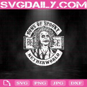 Sons Of Spooky Svg, Beetlejuice Svg Png Dxf Eps, Halloween Svg Png Dxf Eps AI Instant Download