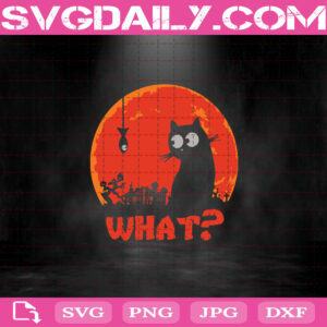 What Svg, Halloween Svg, Horror Svg, Cat Svg, Fish Svg, Cat Halloween Svg, Halloween Svg Png Dxf Eps Download Files