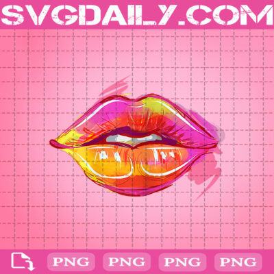 Womens Sexy Colorful Graphic Lips Png, Womens Lips Png, Sexy Colorful ...