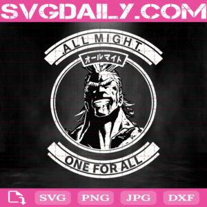 All Might One For All Svg, All Might Svg, Plus Ultra Svg, Anime Svg, Anime Gift Svg, Love Anime Svg, Anime Manga Svg, Anime Lover Svg