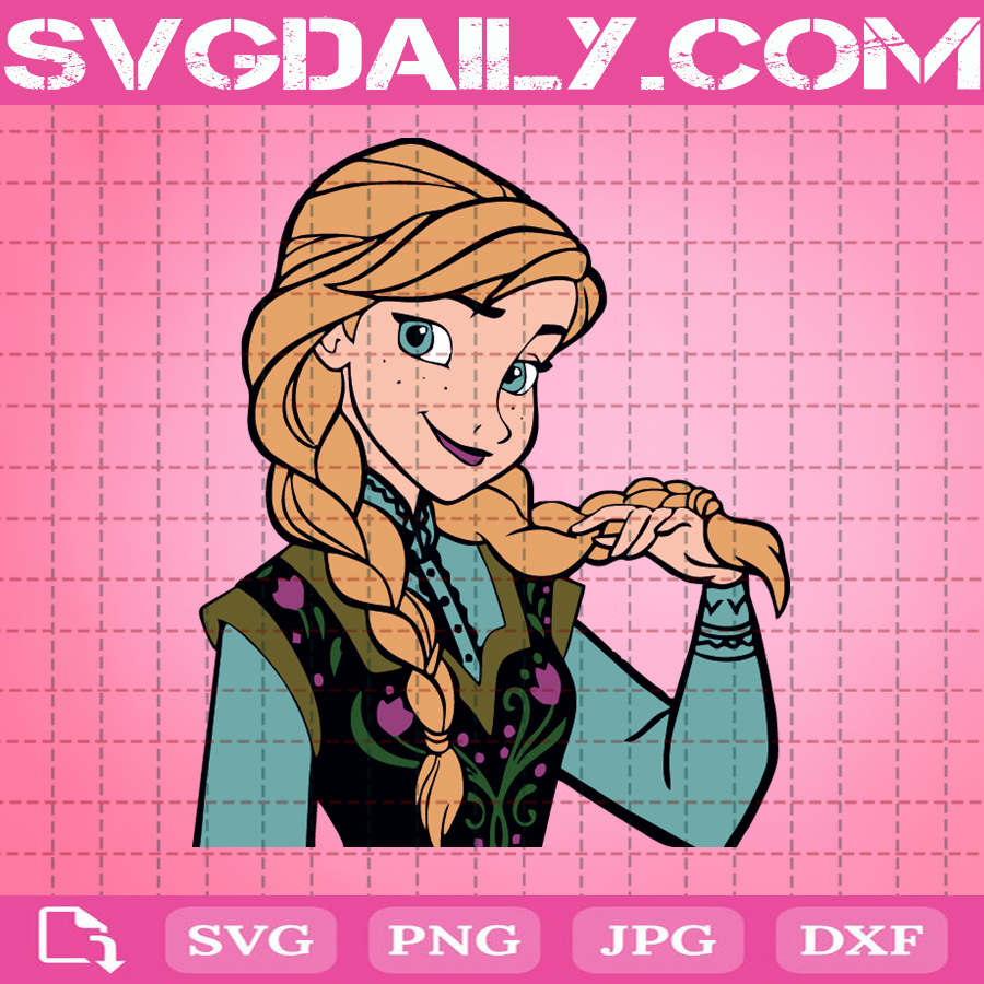 Elsa Frozen Svg Vector File Frozen Clipart Instant Download Template