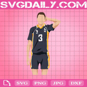 Azumane Asahi Svg, Volleyball Club Svg, Manga Svg, Anime Lover Svg, Files For Silhouette Files For Cricut Svg Dxf Eps Png Instant Download