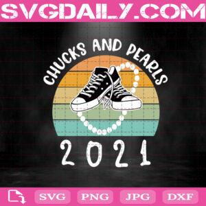 Chucks And Pearls 2021 Svg, Chucks Svg, Pearls Svg, Chucks And Pearls Svg, Svg Png Dxf Eps AI Instant Download