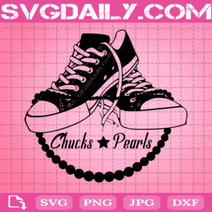 Chucks And Pearls Svg, Madam Vice President Svg, Kamala Harris Svg, Chucks Svg, Sneaker Svg, Converse Svg